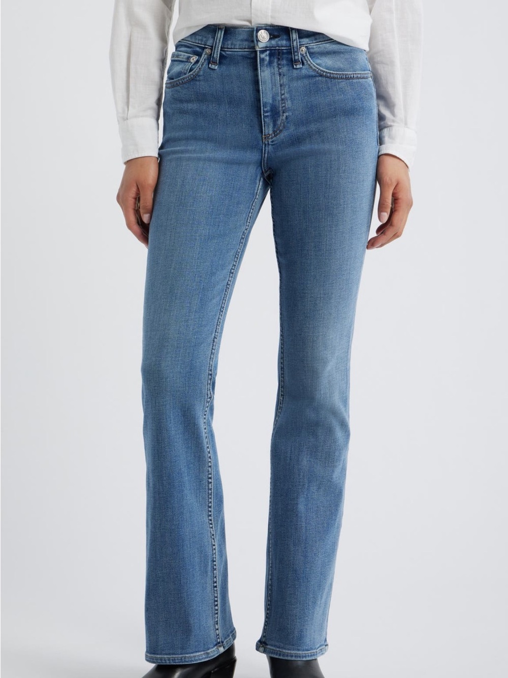 rag & bone Peyton Mid Blue Bootcut Jeans